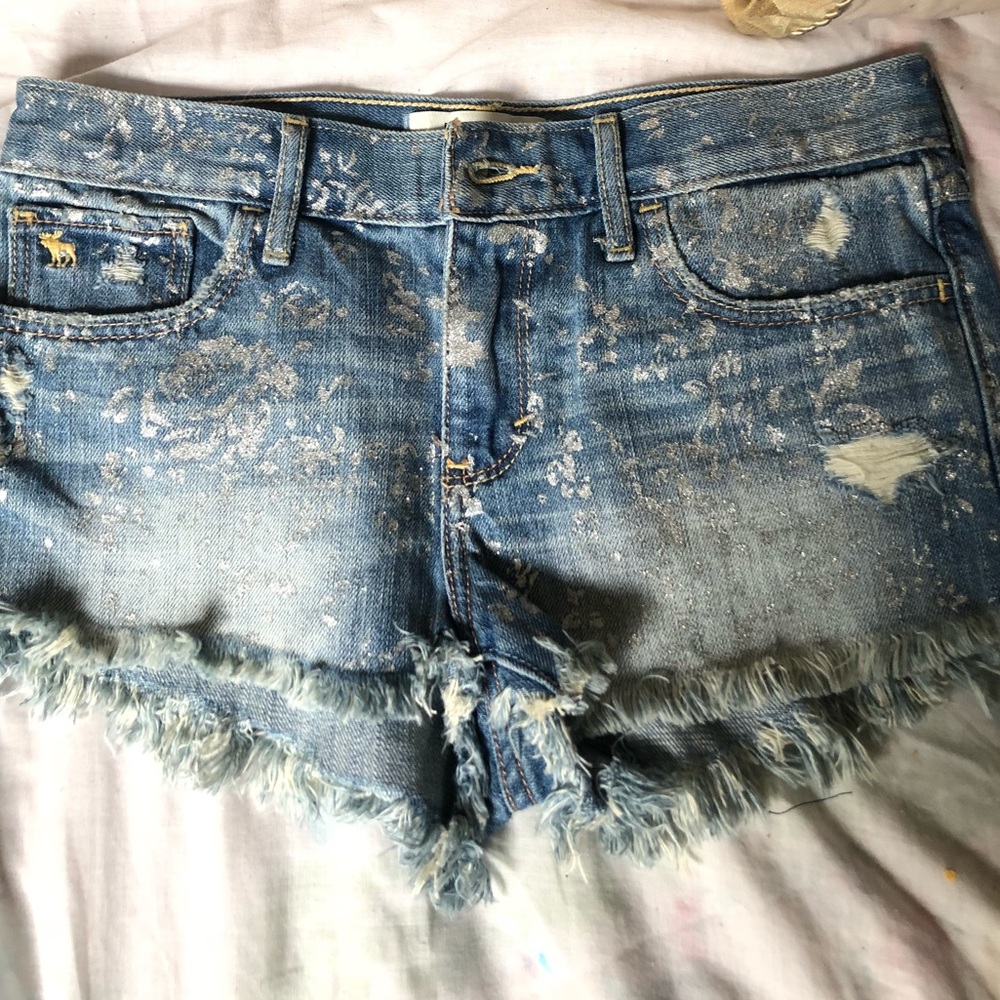 High-Rise Denim Shorts (Girls)